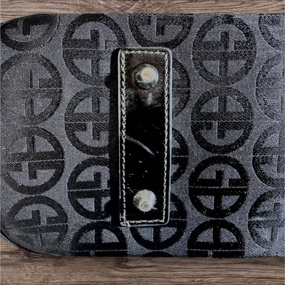 GIANI BERNINI WOMENS MULTI POCKETS PURSE SHOULDER BAG BLACK * SEE LAST 3 PHOTOS* - Picture 12 of 13